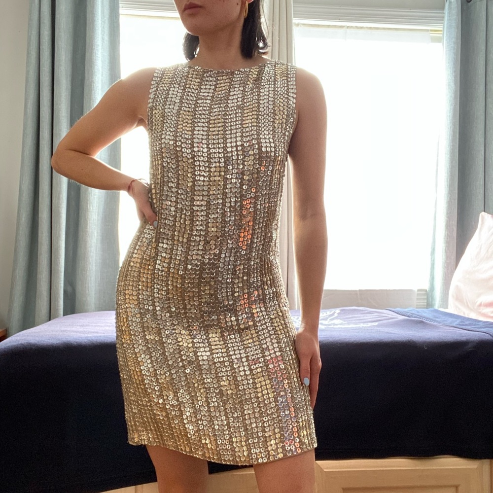 Alice + Olivia Full Sequin Dress